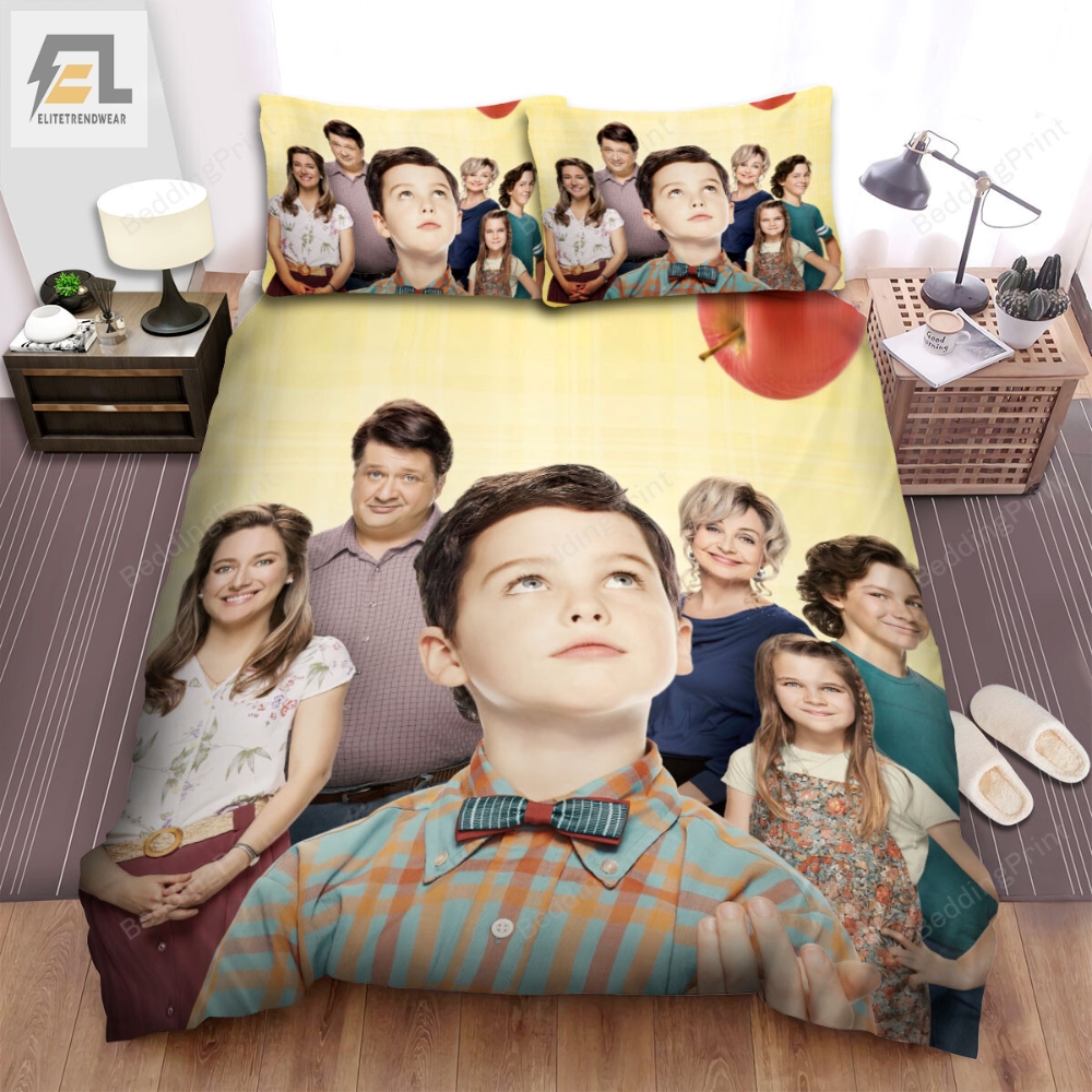 Young Sheldon 2017 Movie Wallpaper 2 Bed Sheets Duvet Cover Bedding Sets 