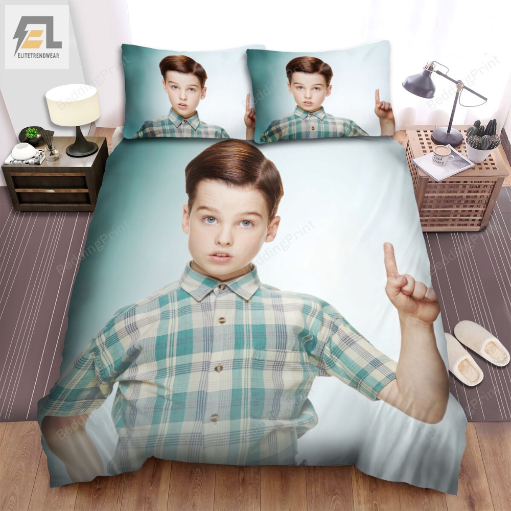 Young Sheldon 2017 Movie Poster Bed Sheets Duvet Cover Bedding Sets 