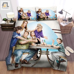 Young Sheldon 2017 Movie Playing Chess Bed Sheets Duvet Cover Bedding Sets elitetrendwear 1 1