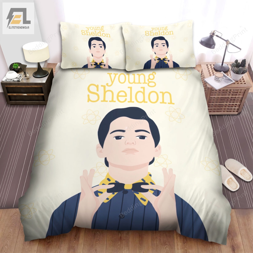 Young Sheldon 2017 Movie Fanart Bed Sheets Duvet Cover Bedding Sets 