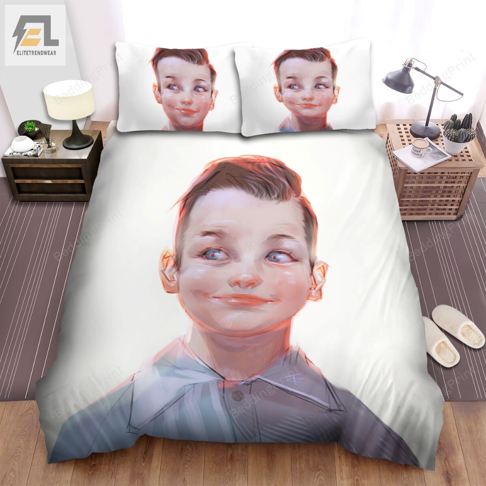 Young Sheldon 2017 Movie Button Up Bed Sheets Duvet Cover Bedding Sets 