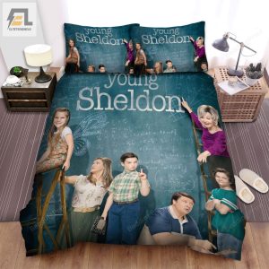 Young Sheldon 2017 Movie Board Class Bed Sheets Duvet Cover Bedding Sets elitetrendwear 1 1