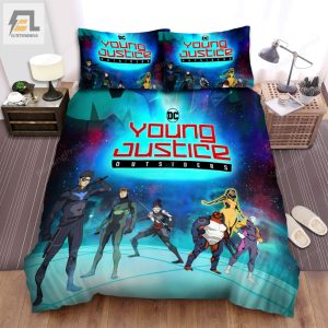 Young Justice Outsiders Poster Bed Sheets Duvet Cover Bedding Sets elitetrendwear 1 1