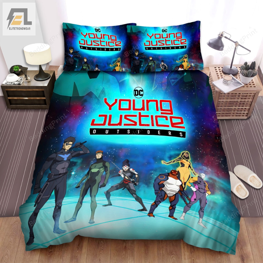 Young Justice Outsiders Poster Bed Sheets Duvet Cover Bedding Sets 