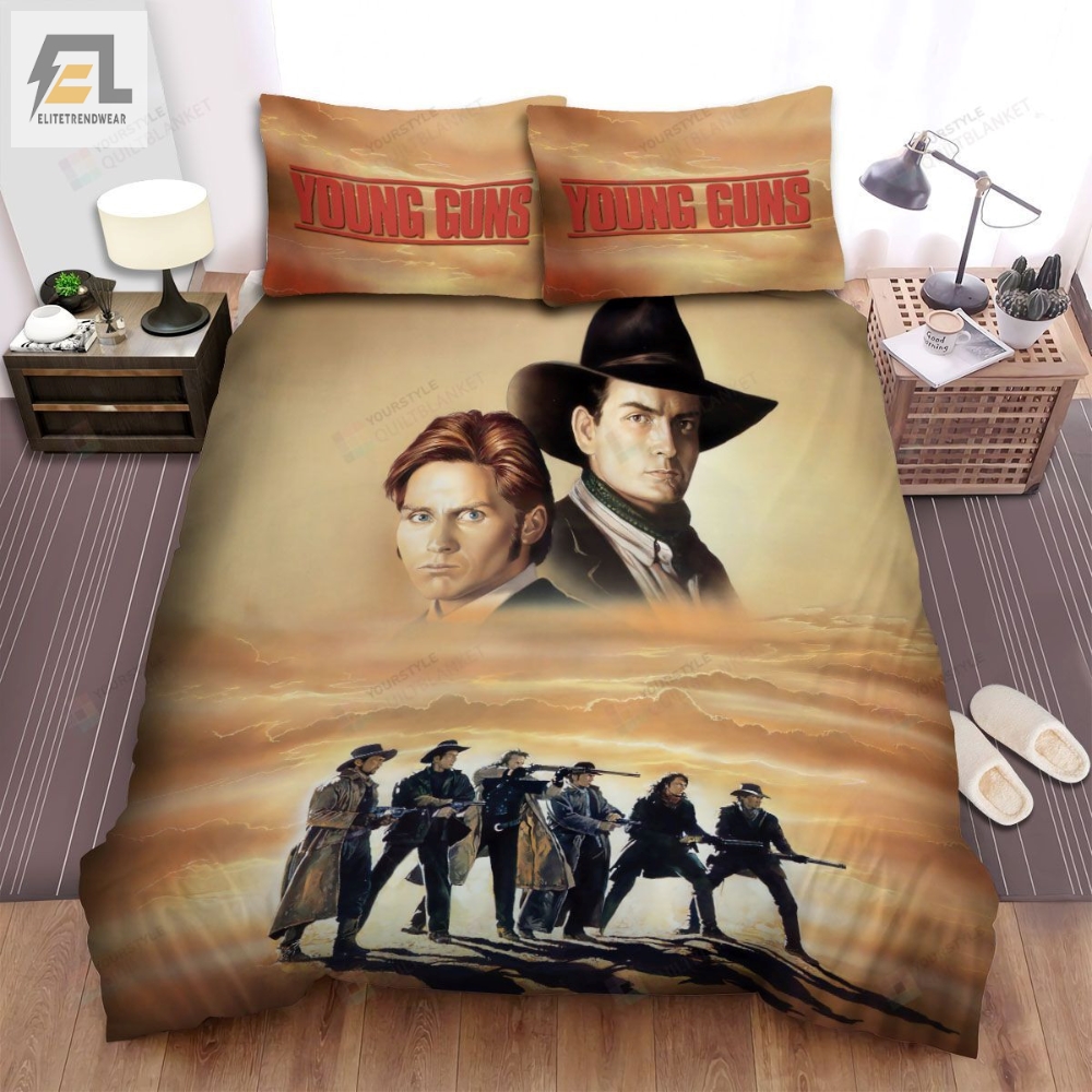 Young Guns Movie Poster 1 Bed Sheets Spread Comforter Duvet Cover Bedding Sets 
