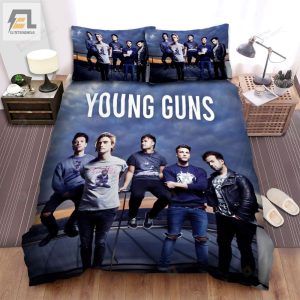 Young Guns Band Sky Background Bed Sheets Spread Comforter Duvet Cover Bedding Sets elitetrendwear 1 1