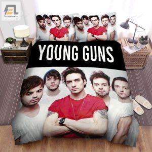 Young Guns Band Portrait Bed Sheets Spread Comforter Duvet Cover Bedding Sets elitetrendwear 1 1