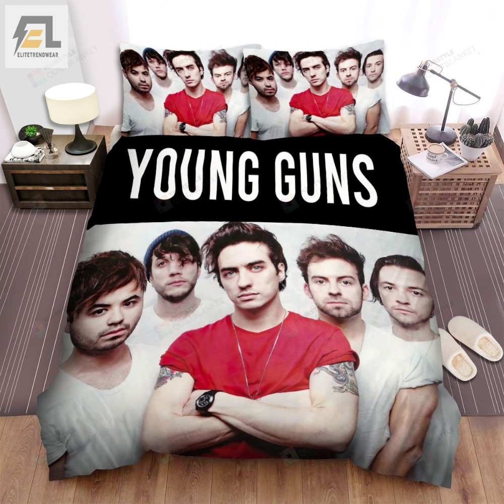 Young Guns Band Portrait Bed Sheets Spread Comforter Duvet Cover Bedding Sets 
