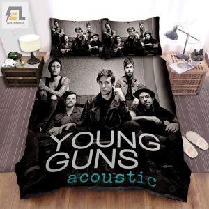 Young Guns Band Acoustic Bed Sheets Spread Comforter Duvet Cover Bedding Sets elitetrendwear 1 1