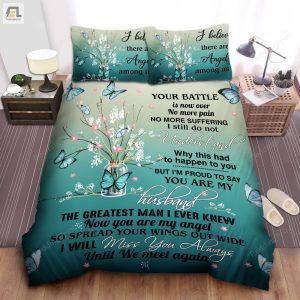 You Are My Husband The Greatest Man Butterfly Bed Sheets Duvet Cover Bedding Sets elitetrendwear 1 1