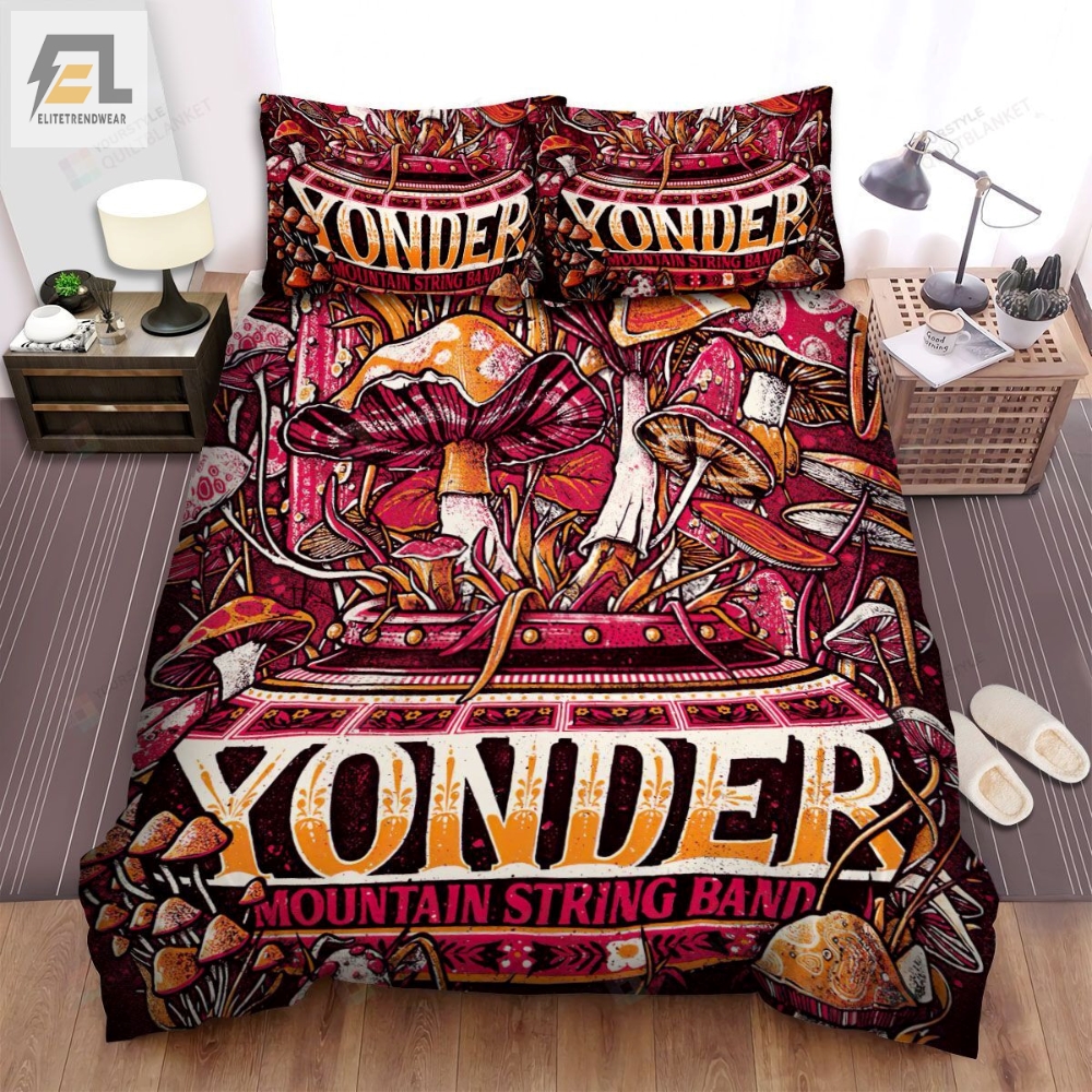 Yonder Mountain String Band With Chris Catino Ft Bed Sheets Spread Comforter Duvet Cover Bedding Sets 