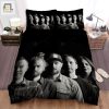 Yonder Mountain String Band Black And White Background Bed Sheets Spread Comforter Duvet Cover Bedding Sets elitetrendwear 1