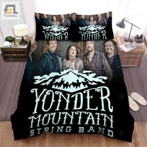 Yonder Mountain String Band Collective Posing Bed Sheets Spread Comforter Duvet Cover Bedding Sets elitetrendwear 1 1