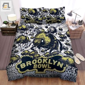 Yonder Mountain String Band Brooklyn Bowl Bed Sheets Spread Comforter Duvet Cover Bedding Sets elitetrendwear 1 1