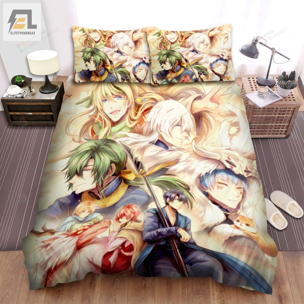 Yona Of The Dawn Characters With The Dragon Bed Sheets Spread Comforter Duvet Cover Bedding Sets 