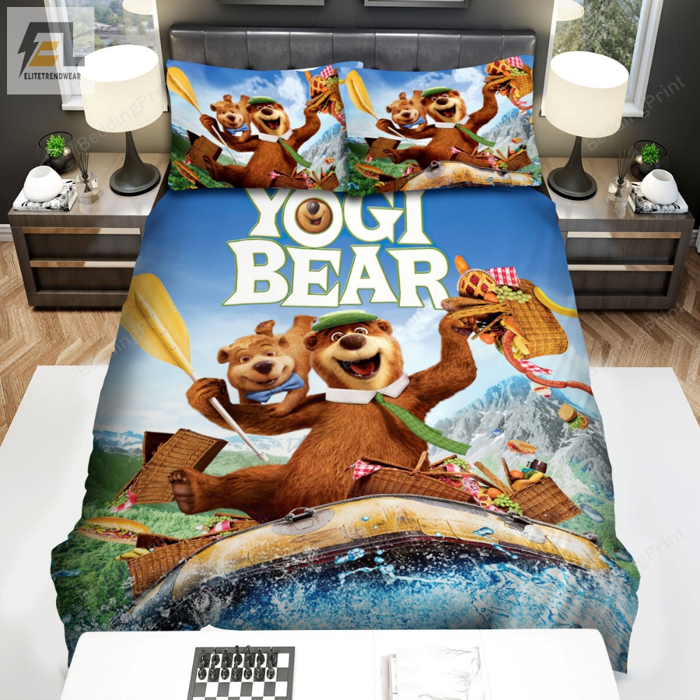 Yogi Bear The Movie Original Poster Bed Sheets Spread Duvet Cover Bedding Sets 