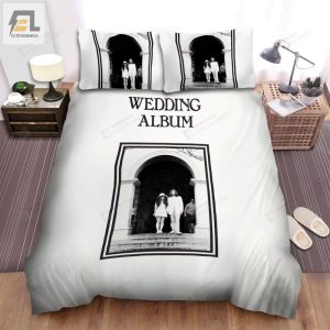 Yoko Ono Wedding Album Bed Sheets Spread Comforter Duvet Cover Bedding Sets elitetrendwear 1 1