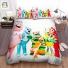 Yo Gabba Gabba White Background Bed Sheets Spread Duvet Cover Bedding Sets elitetrendwear 1