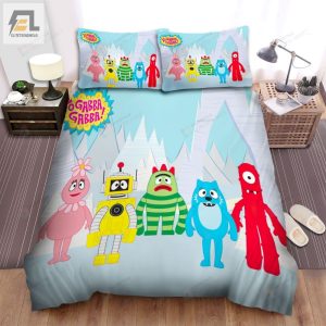 Yo Gabba Gabba Hello Song Bed Sheets Spread Comforter Duvet Cover Bedding Sets elitetrendwear 1 1