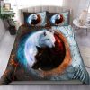 Yin Yang Ice And Fire Wolf Art Bed Sheets Duvet Cover Bedding Sets elitetrendwear 1