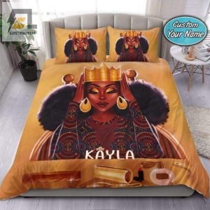 Yes Iam A Savage Black Queen African Custom Name Duvet Cover Bedding Set elitetrendwear 1 1