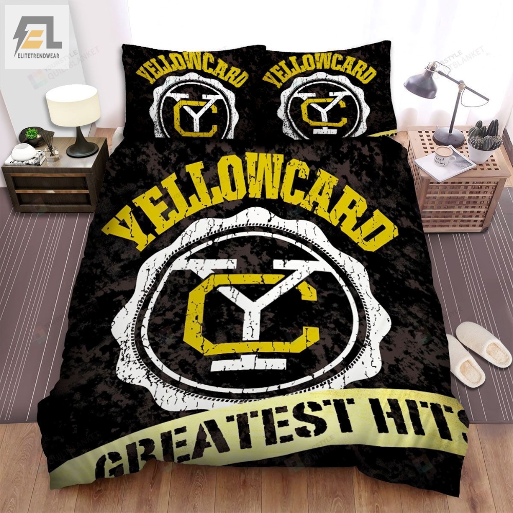 Yellowcard Album Cover Greatest Hits Bed Sheets Spread Comforter Duvet Cover Bedding Sets 