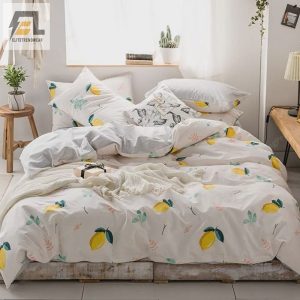 Yellow Lemons Bedding Set Duvet Cover Pillow Cases elitetrendwear 1 1