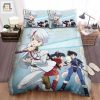 Yashahime Princess Halfdemon The Trio Digital Poster Bed Sheets Spread Duvet Cover Bedding Sets elitetrendwear 1