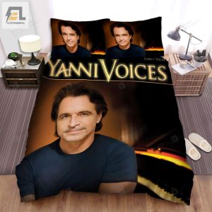 Yanni Voices Album Cover Bed Sheets Spread Comforter Duvet Cover Bedding Sets elitetrendwear 1 1