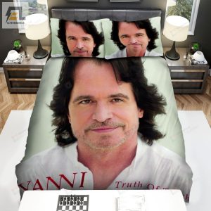 Yanni Truth Of Touch Album Cover Bed Sheets Spread Comforter Duvet Cover Bedding Sets elitetrendwear 1 1