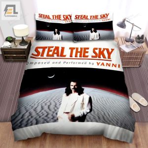 Yanni Steal The Sky Album Cover Bed Sheets Spread Comforter Duvet Cover Bedding Sets elitetrendwear 1 1