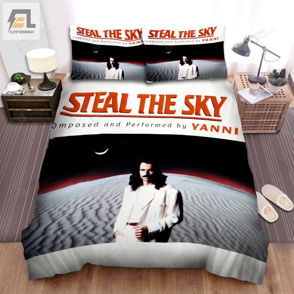 Yanni Steal The Sky Album Cover Bed Sheets Spread Comforter Duvet Cover Bedding Sets 