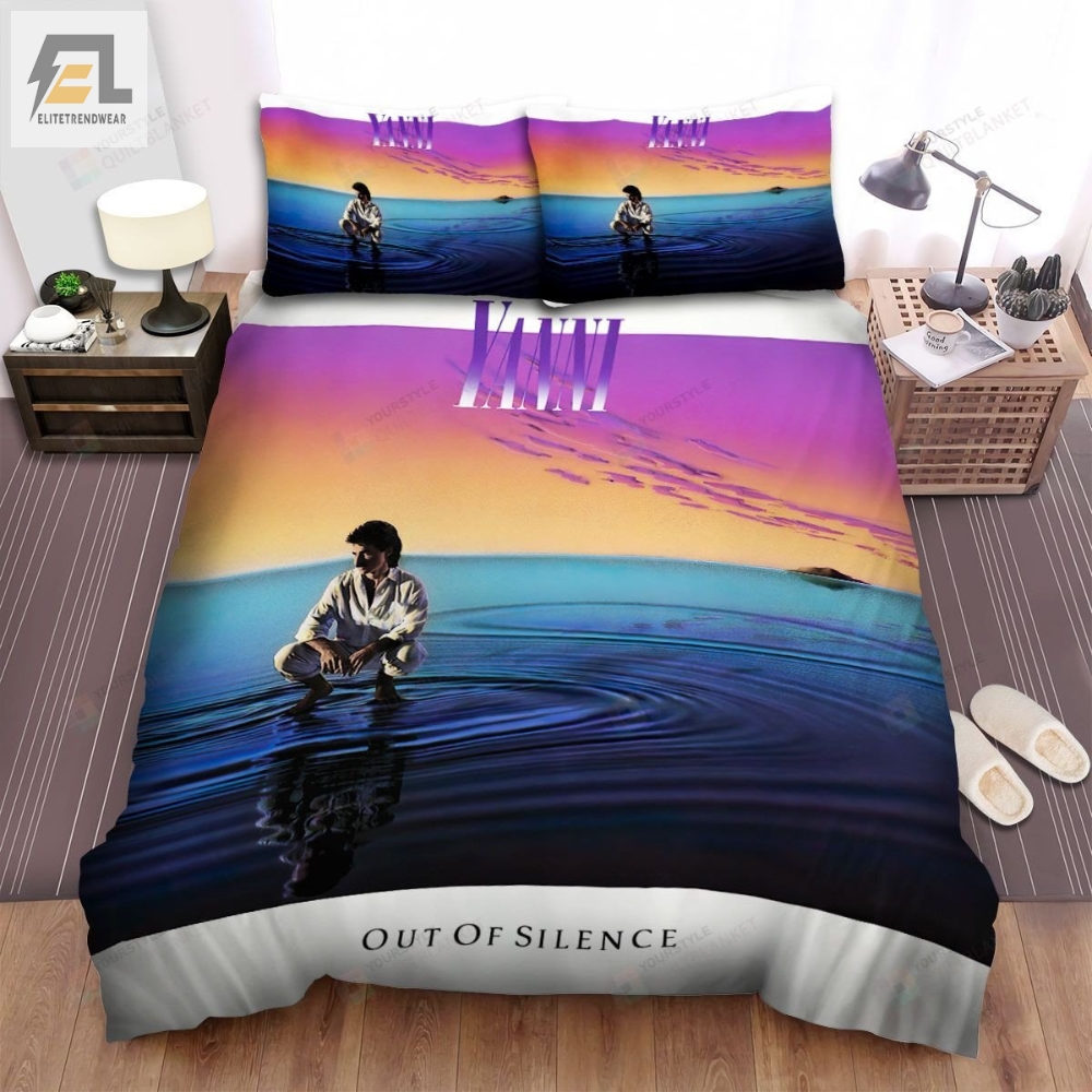 Yanni Out Of Silence Album Cover Bed Sheets Spread Comforter Duvet Cover Bedding Sets 