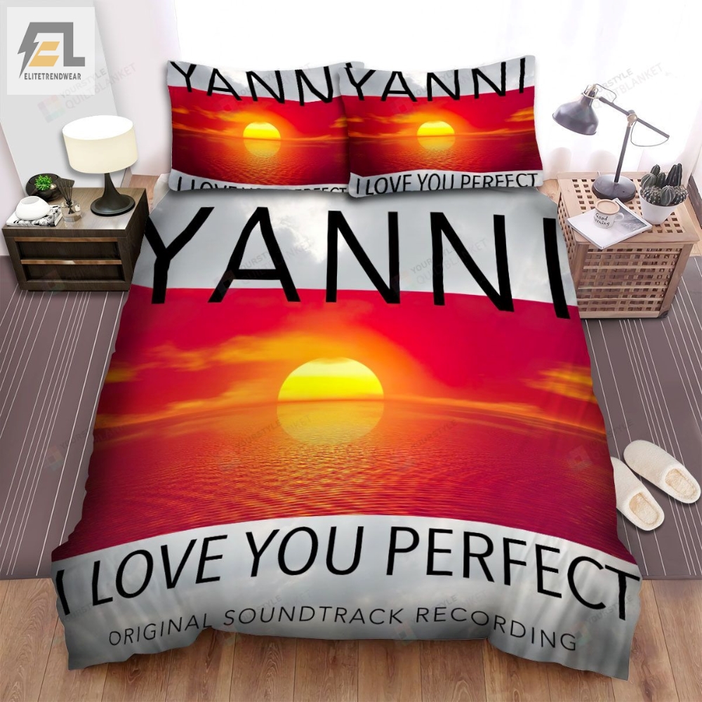 Yanni I Love You Perfect Album Cover Bed Sheets Spread Comforter Duvet Cover Bedding Sets 
