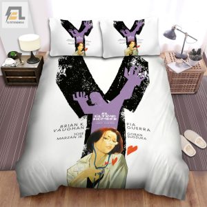 Y The Last Man 2021 Movie The Best Graphic Novel Bed Sheets Spread Comforter Duvet Cover Bedding Sets elitetrendwear 1 1