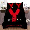 Y The Last Man 2021 Movie Red Logo Bed Sheets Spread Comforter Duvet Cover Bedding Sets elitetrendwear 1