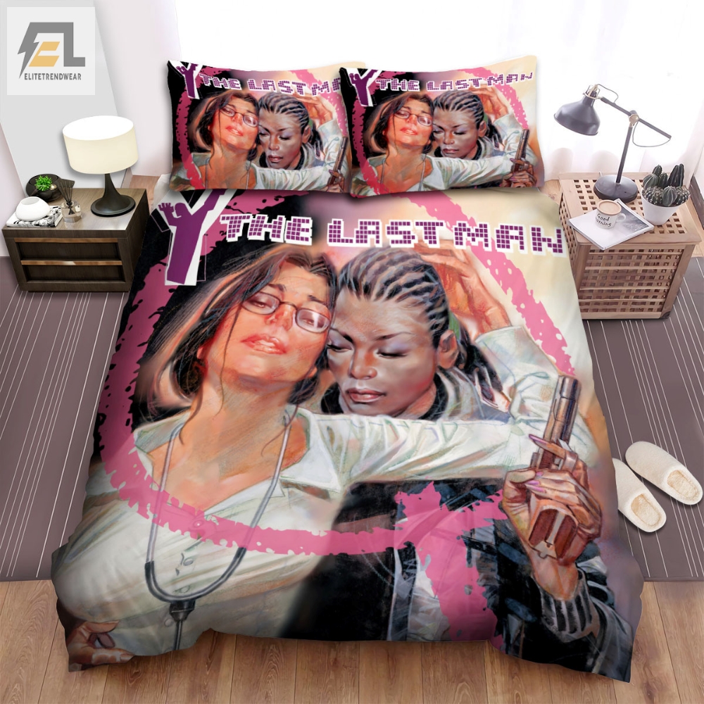 Y The Last Man 2021  Movie Couple Art Bed Sheets Spread Comforter Duvet Cover Bedding Sets 
