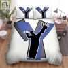 Y The Last Man 2021 Movie Comic Logo Bed Sheets Spread Comforter Duvet Cover Bedding Sets elitetrendwear 1