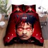 Xxxtentacion With Devilas Horns Digital Illustration Bed Sheets Spread Duvet Cover Bedding Sets elitetrendwear 1