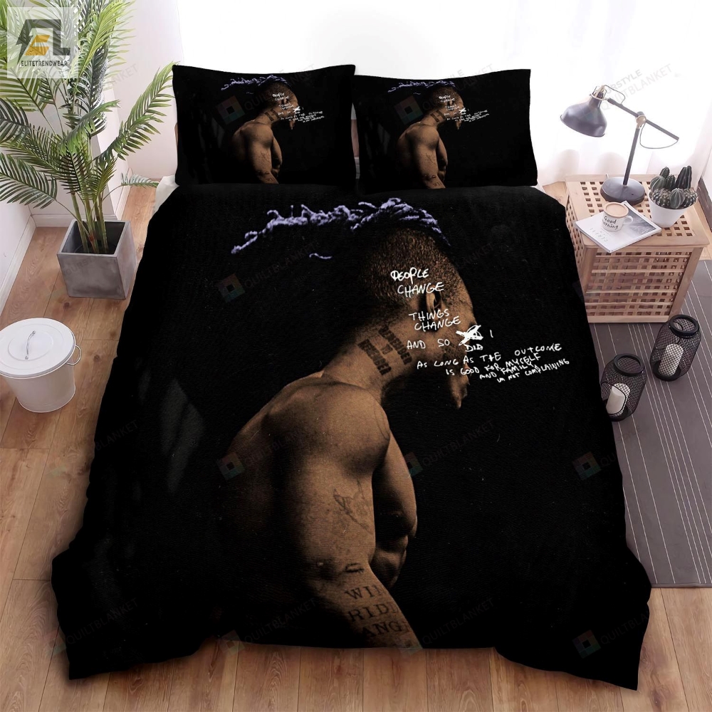 Xxxtentacion Skins Album Cover Art Bed Sheets Spread Duvet Cover Bedding Sets 