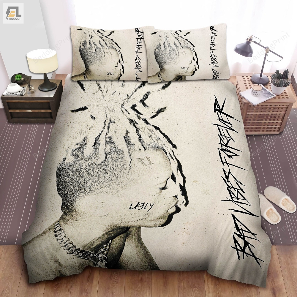 Xxxtentacion Bad Vibes Forever Album Cover Art Bed Sheets Spread Duvet Cover Bedding Sets 