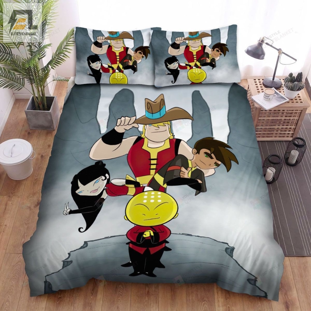 Xiaolin Showdown Warriors Pose Bed Sheets Spread Duvet Cover Bedding Sets 