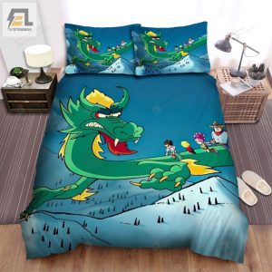 Xiaolin Showdown Warriors On Dojo Kanojo Cho Dragon Bed Sheets Spread Duvet Cover Bedding Sets elitetrendwear 1 1