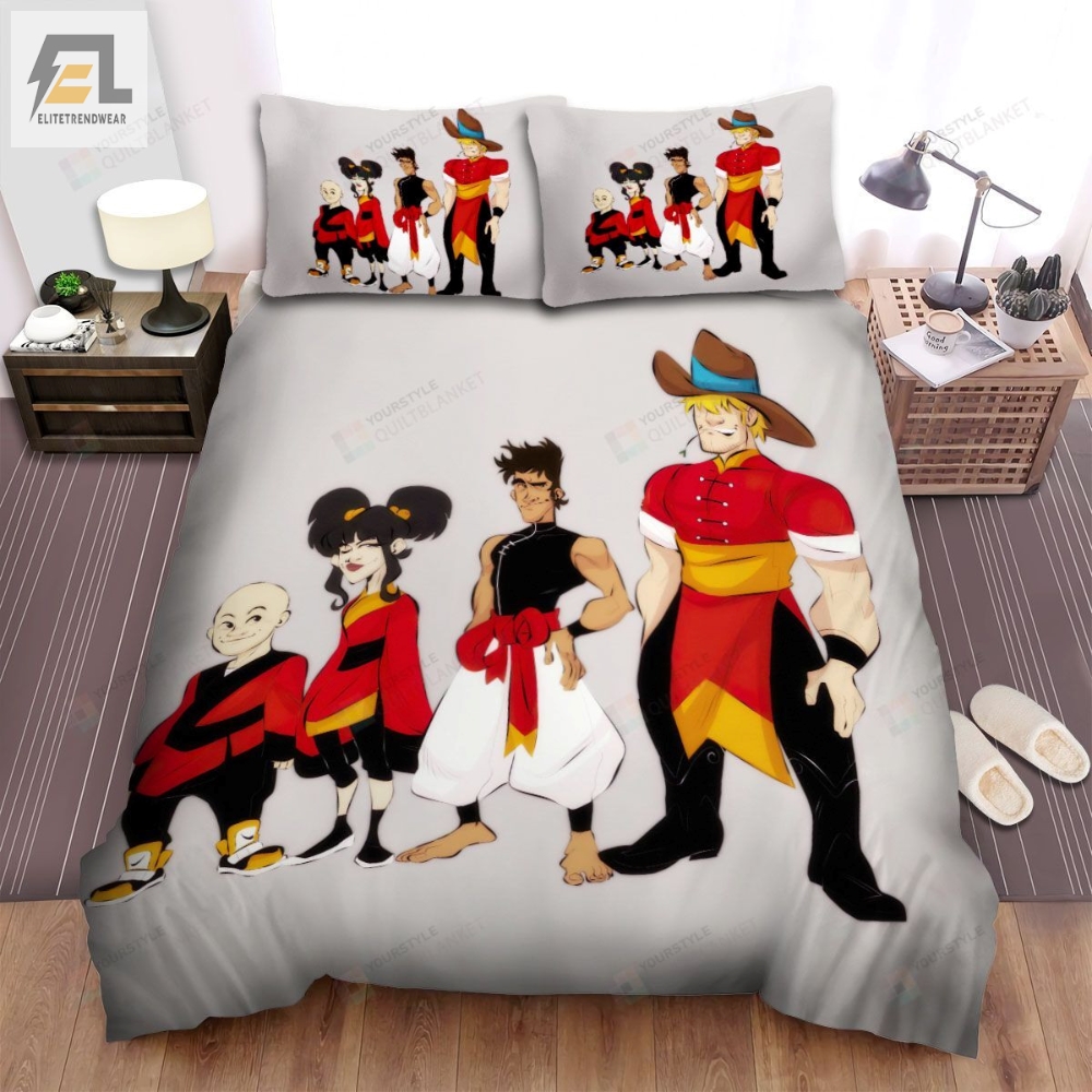 Xiaolin Showdown Warriors Grown Up Bed Sheets Spread Duvet Cover Bedding Sets 