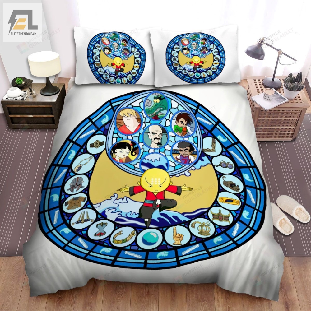 Xiaolin Showdown Omi The Dragon Of Water Bed Sheets Spread Duvet Cover Bedding Sets 
