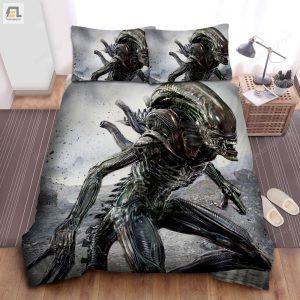 Xenomorph Predator Vs Alien Bed Sheets Duvet Cover Bedding Sets elitetrendwear 1 1