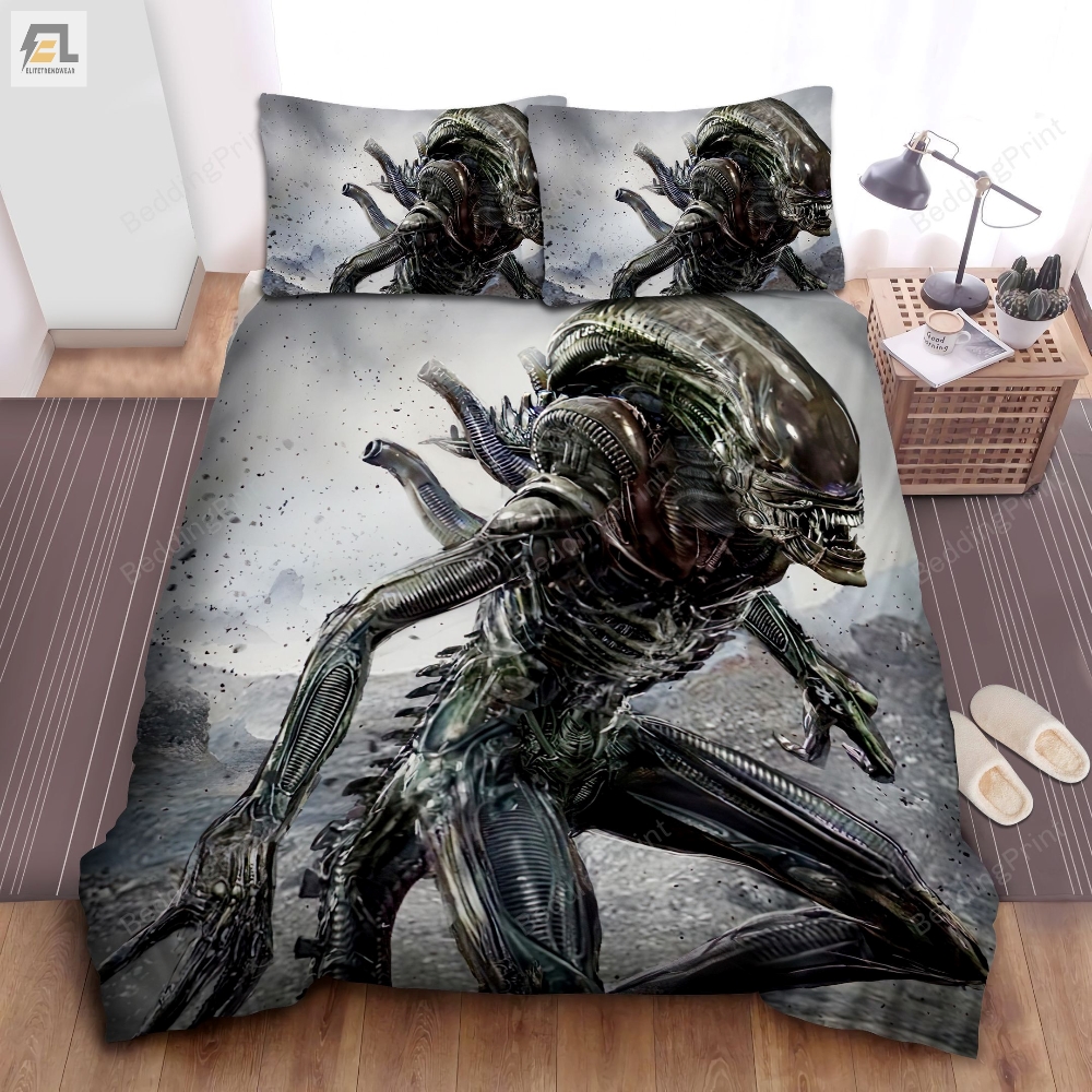 Xenomorph Predator Vs Alien Bed Sheets Duvet Cover Bedding Sets 