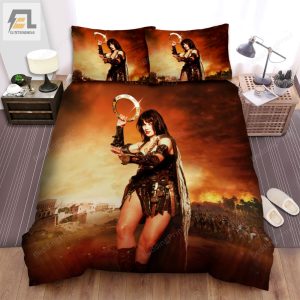 Xena Warrior Princess 1995A2001 Lucy Lawless Movie Poster Bed Sheets Duvet Cover Bedding Sets elitetrendwear 1 1