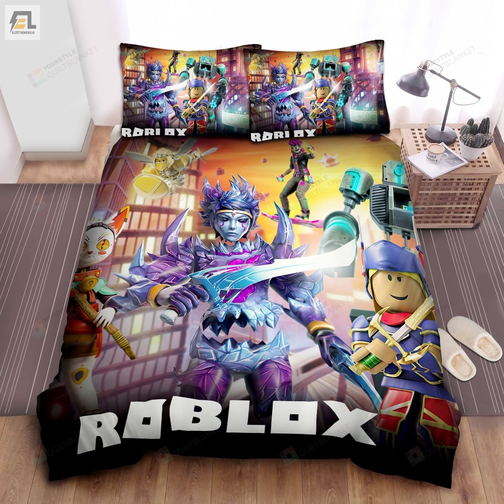 Xbox One Roblox Game Bed Sheets Duvet Cover Bedding Sets 
