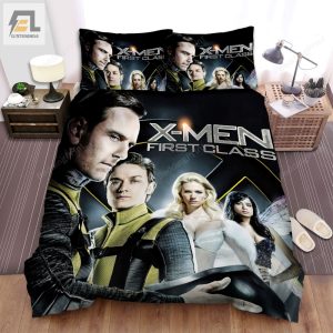 Xmen First Class Movie Poster 2 Bed Sheets Duvet Cover Bedding Sets elitetrendwear 1 1